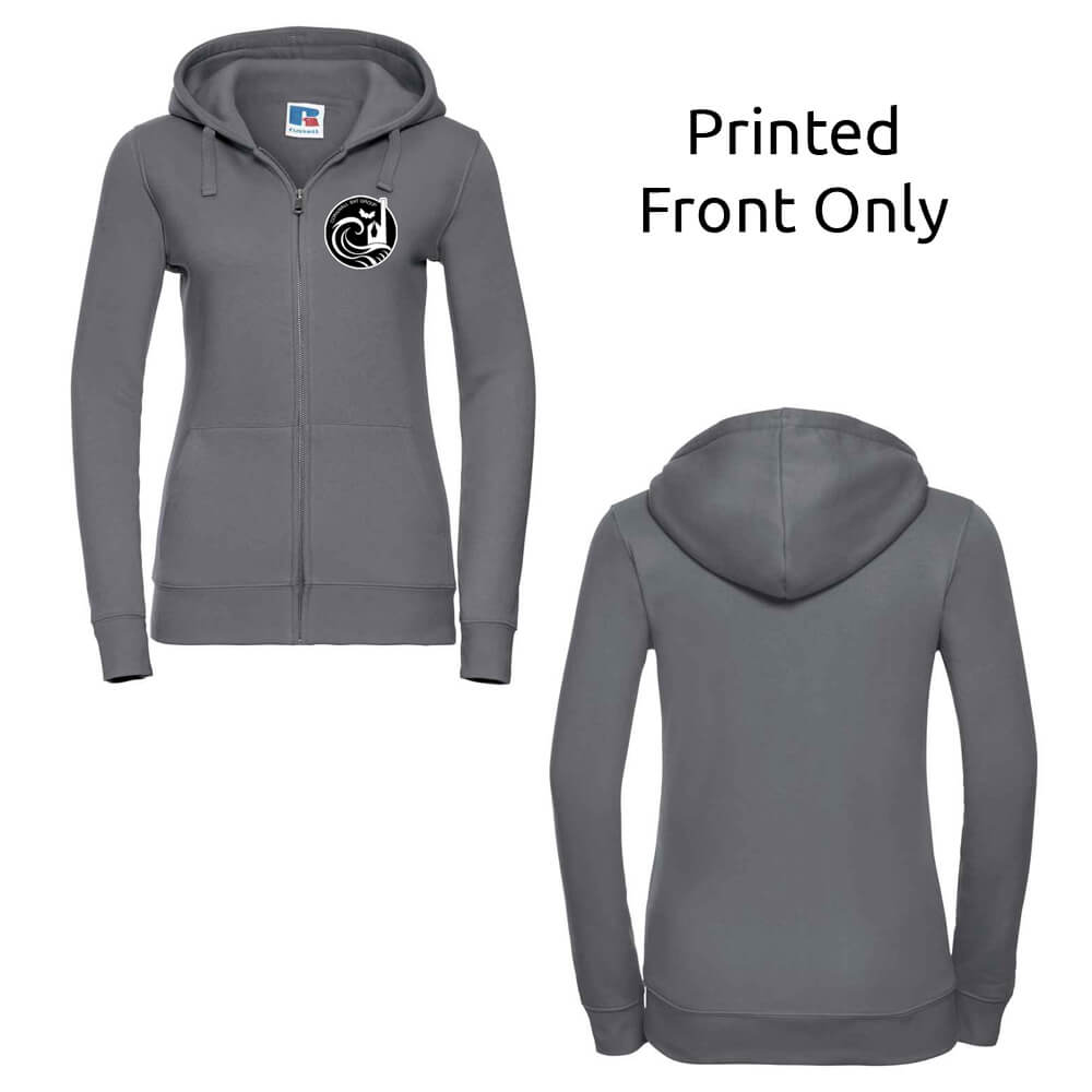 Cornwall Bat Group Womens Zip-Up Hoodie