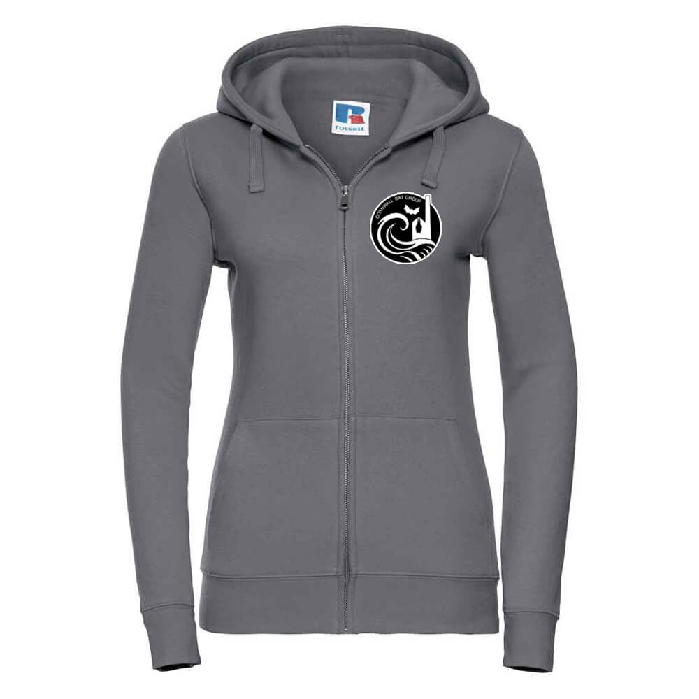 Cornwall Bat Group Womens Zip-Up Hoodie