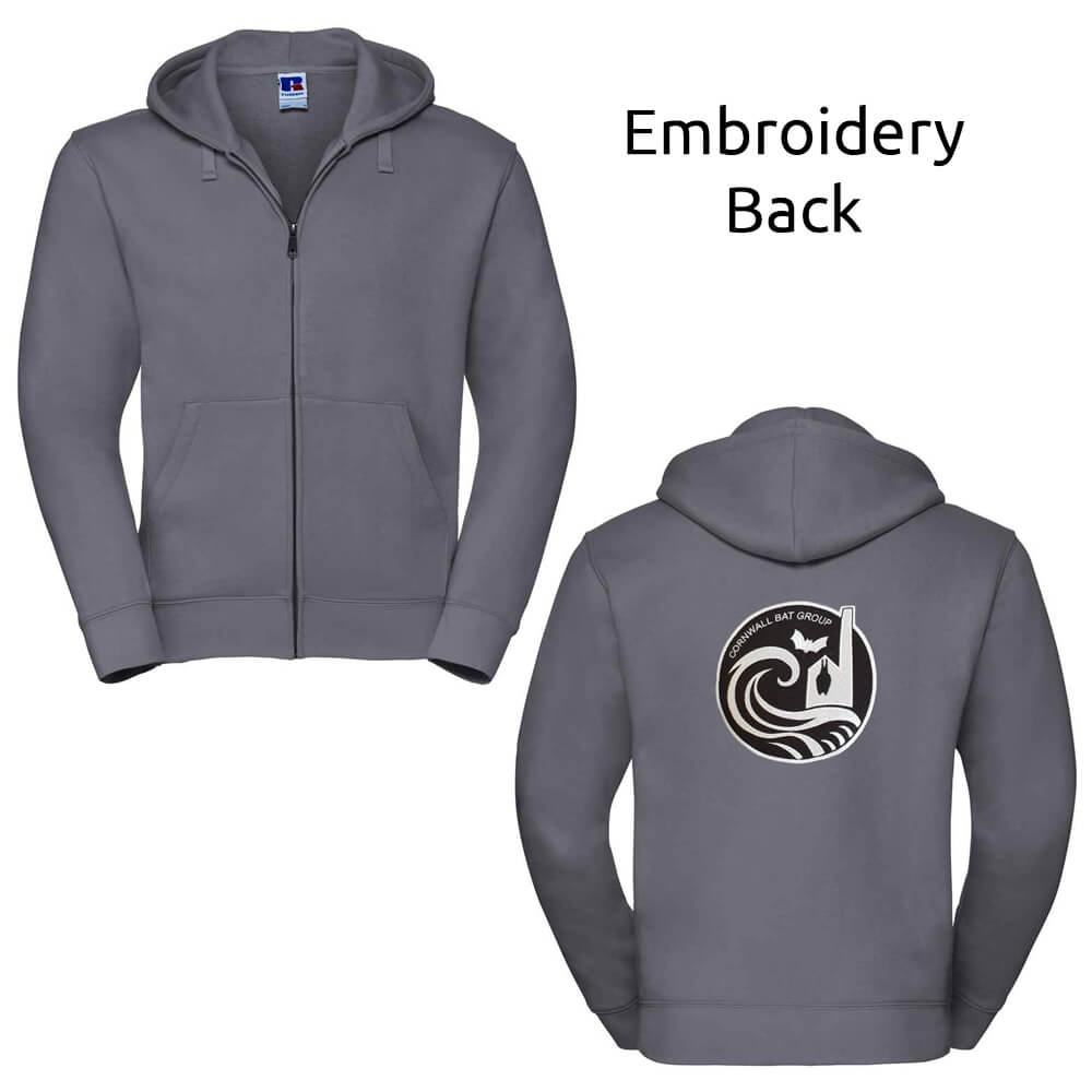 Cornwall Bat Group Mens Zip-Up Hoodie