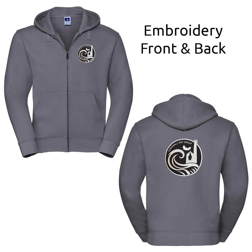 Cornwall Bat Group Mens Zip-Up Hoodie