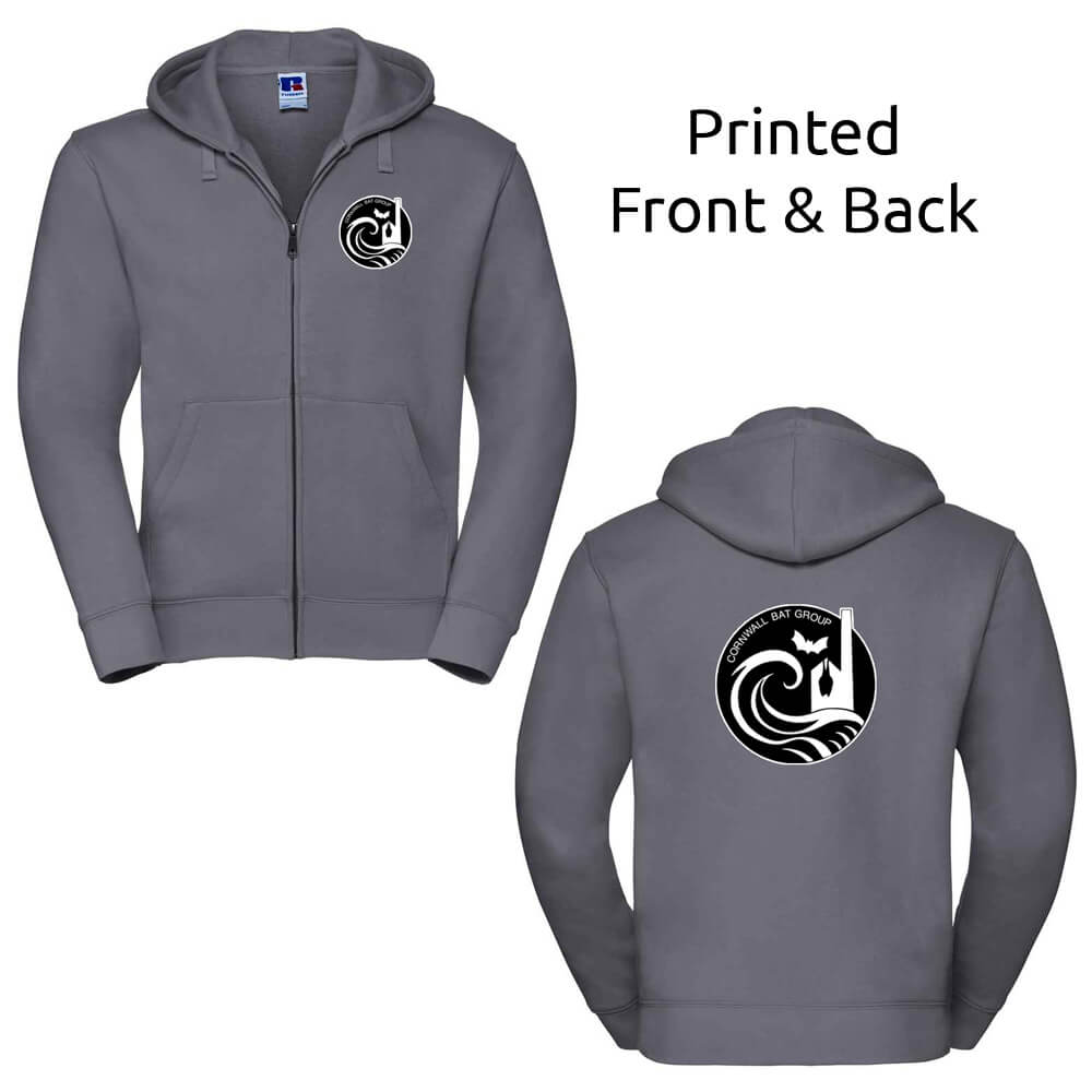 Cornwall Bat Group Mens Zip-Up Hoodie