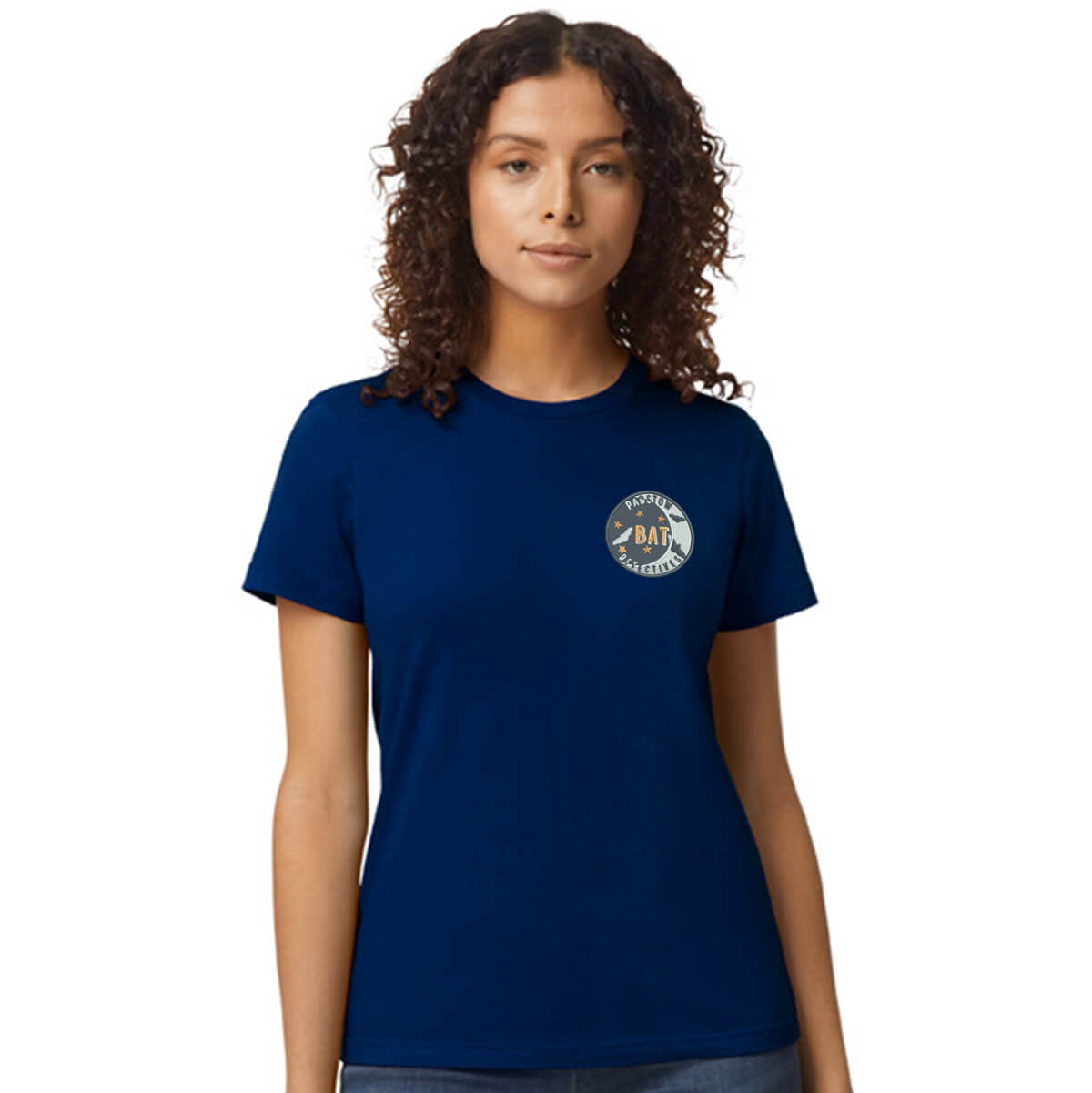 Padstow Bat Detectives Women's Short Sleeve Navy T-Shirt