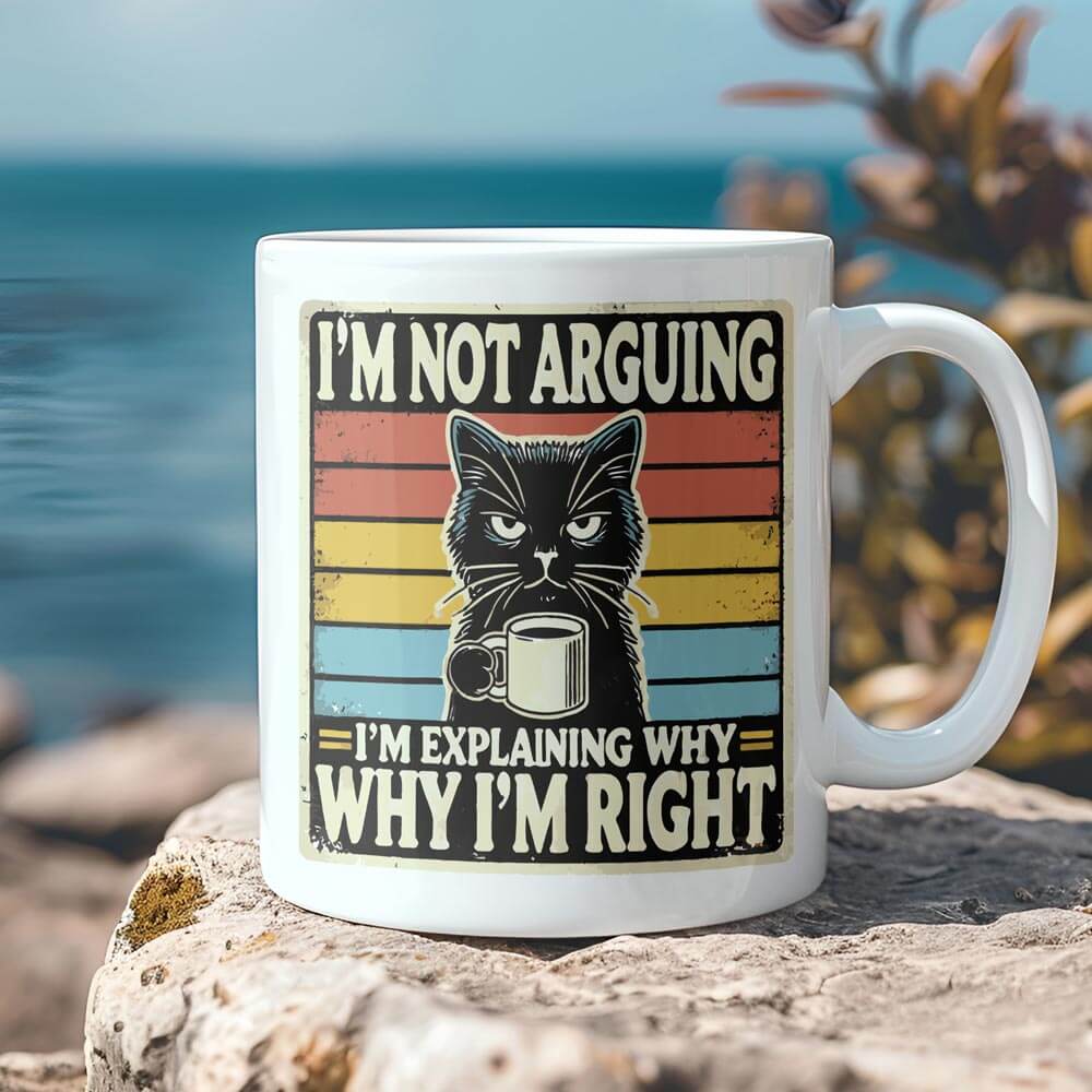 Argumentative Cat Mug