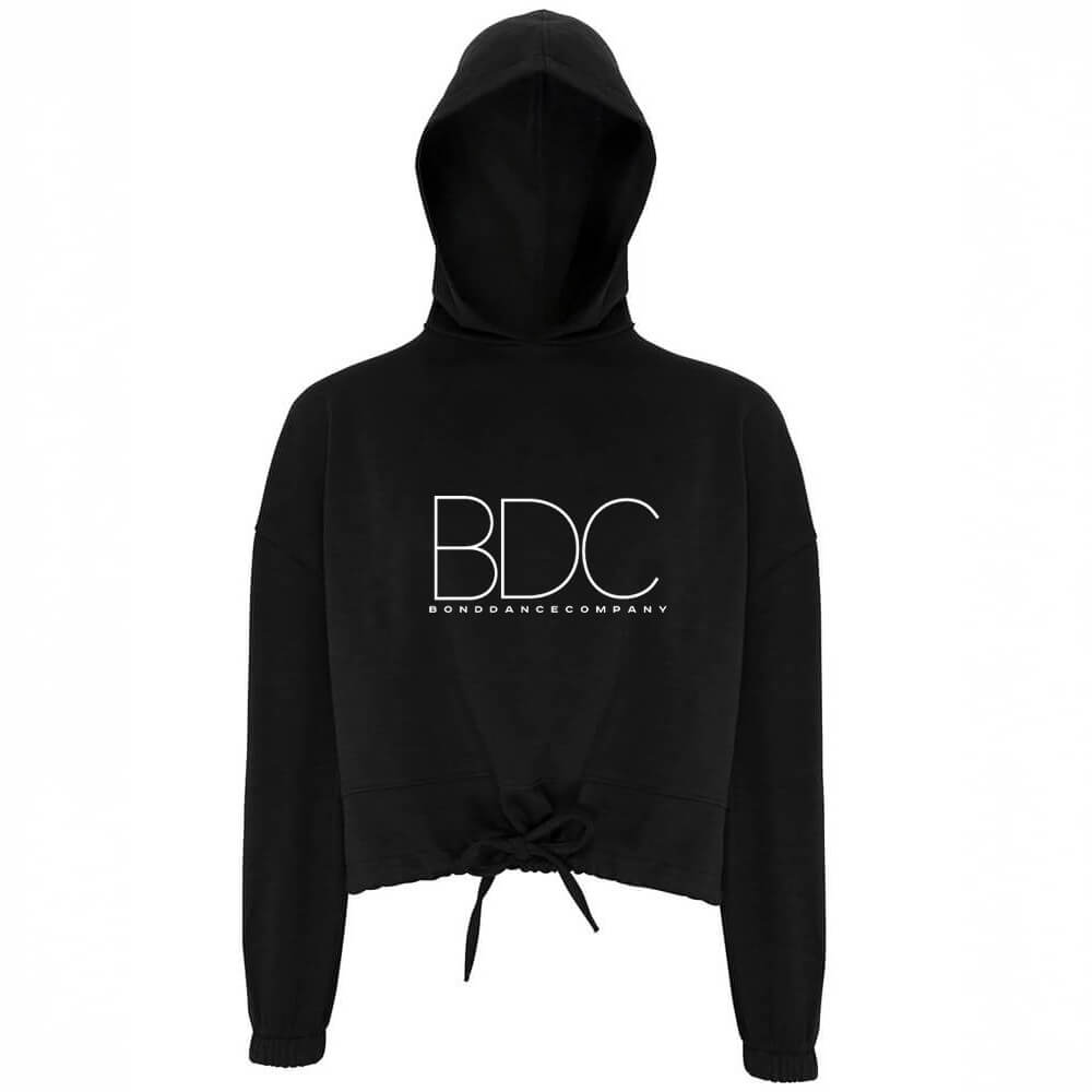 Womens Cropped Oversized Hoodie - Bond Dance Company