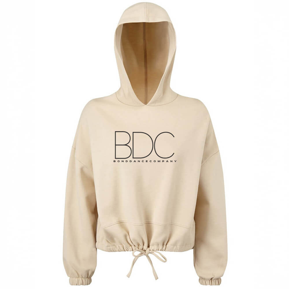 Womens Cropped Oversized Hoodie - Bond Dance Company