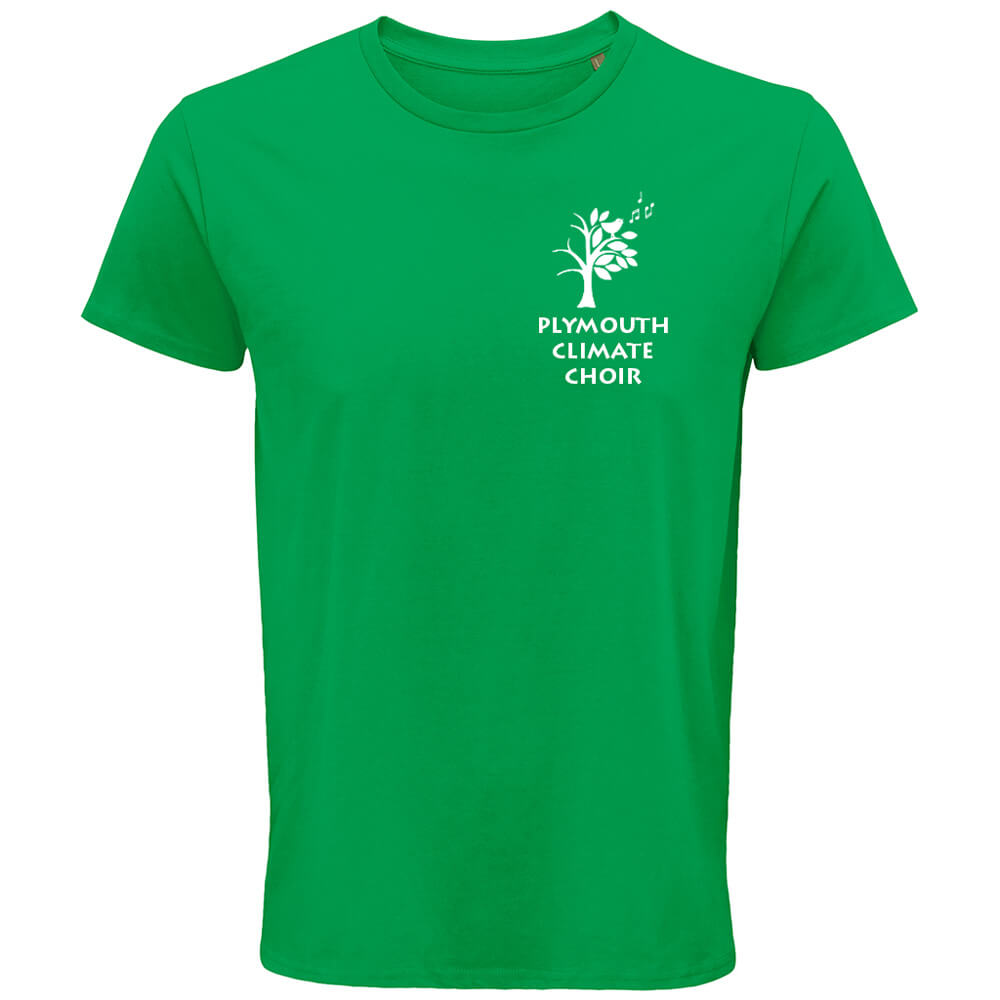 Eco T Shirt with Climate Choir Logo