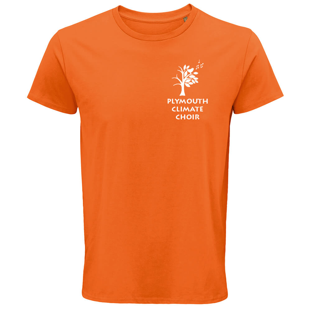 Eco T Shirt with Climate Choir Logo