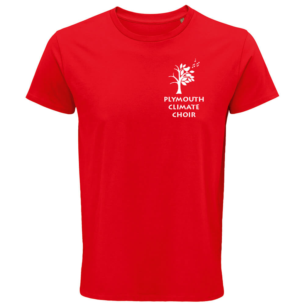 Eco T Shirt with Climate Choir Logo