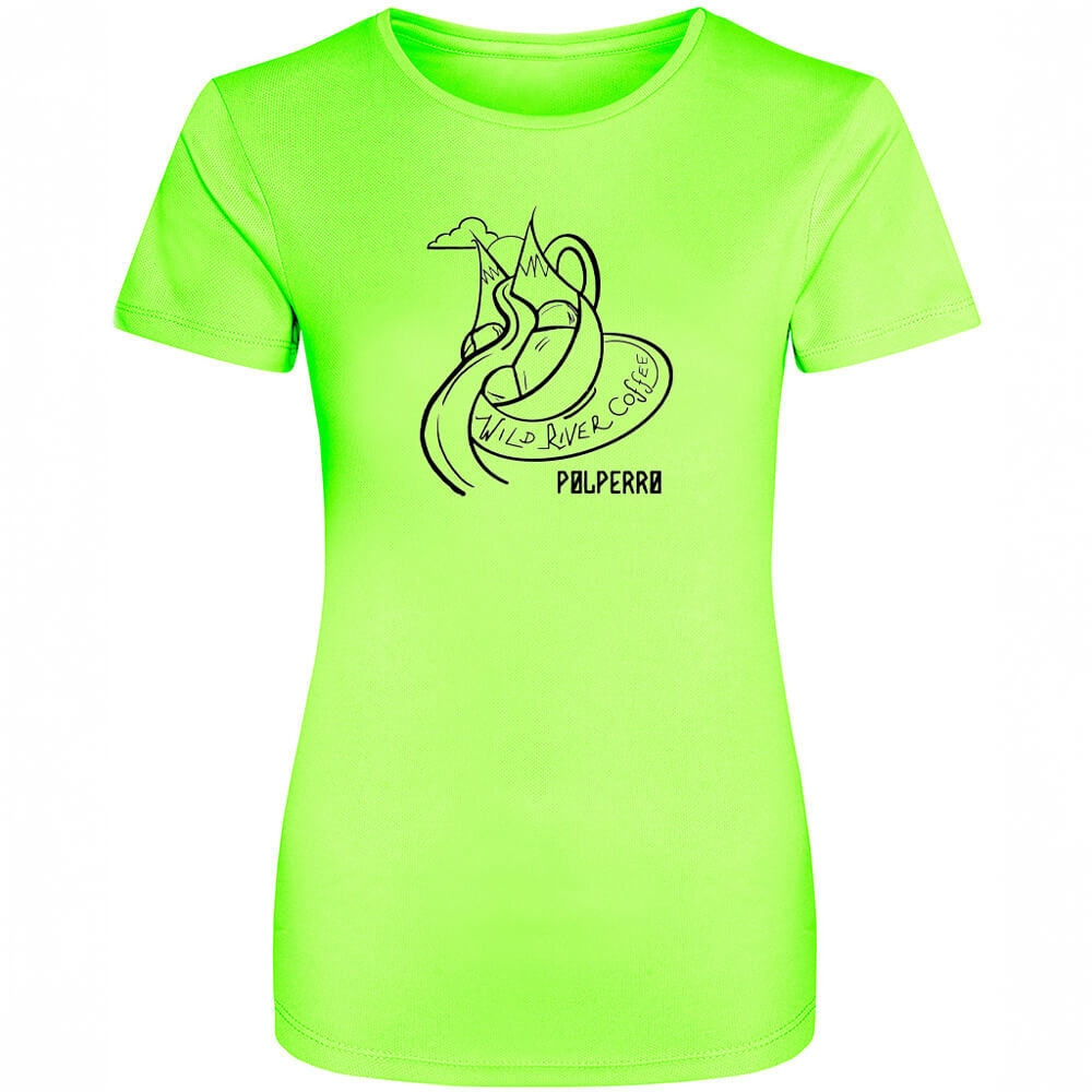 Ladies Cool T-Shirt with Wild River Coffee House Logo JC005