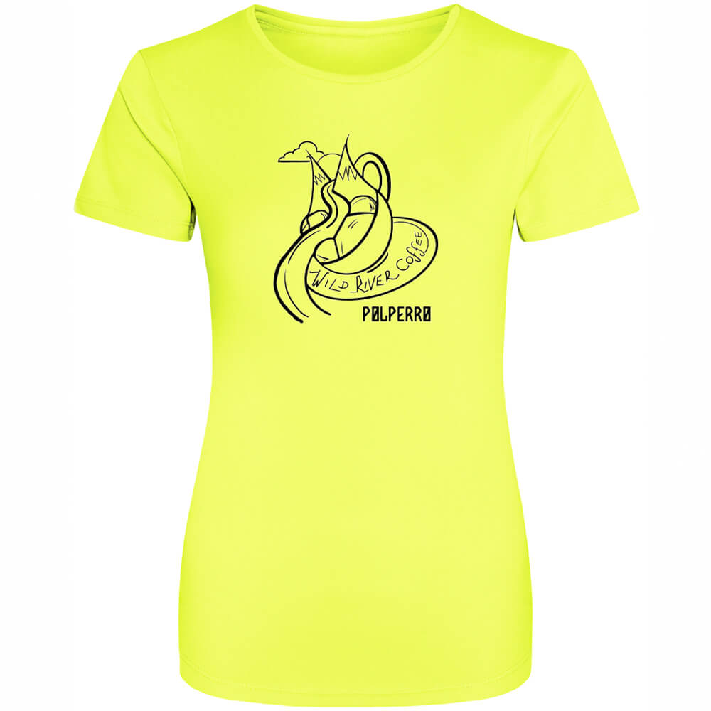 Ladies Cool T-Shirt with Wild River Coffee House Logo JC005