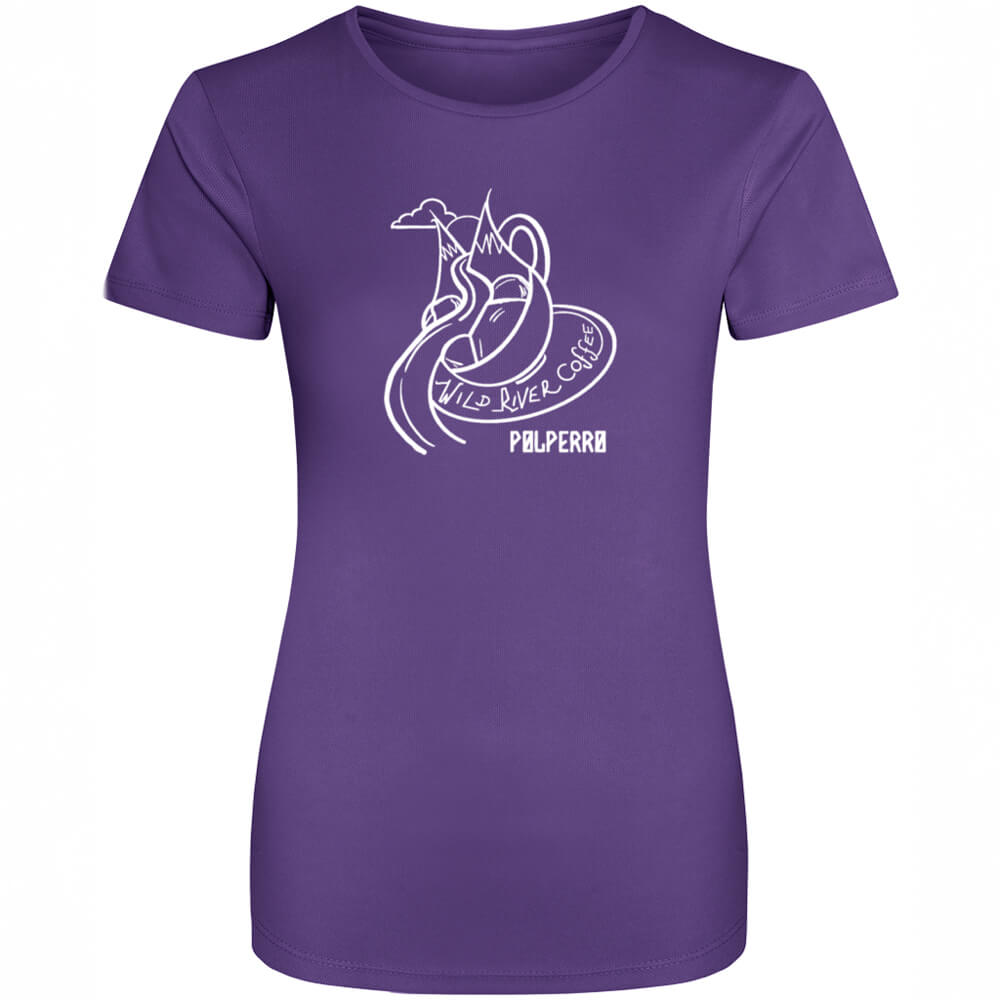Ladies Cool T-Shirt with Wild River Coffee House Logo JC005