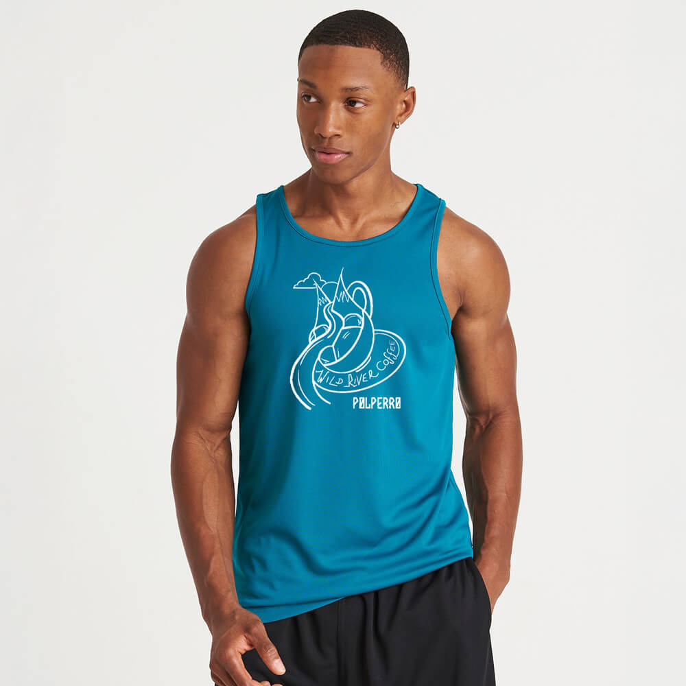 Cool Vest with Wild River Coffee House Logo JC007