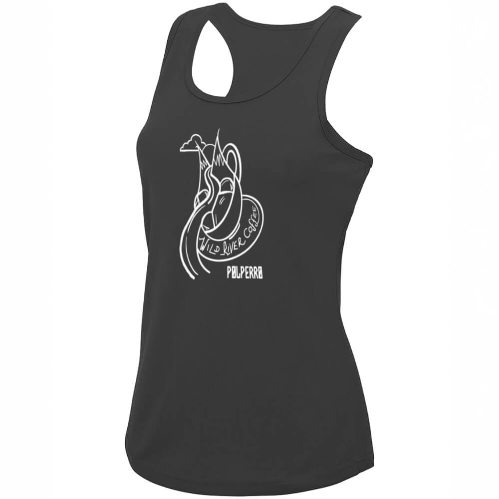 Ladies Cool Vest with Wild River Coffee House Logo JC015