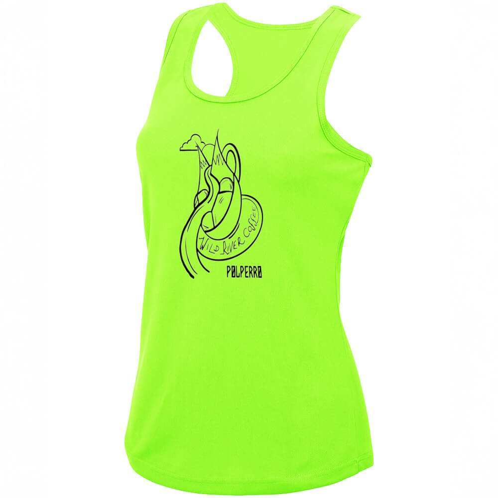 Ladies Cool Vest with Wild River Coffee House Logo JC015