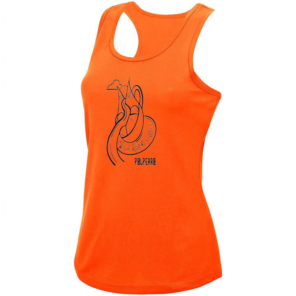 Ladies Cool Vest with Wild River Coffee House Logo JC015