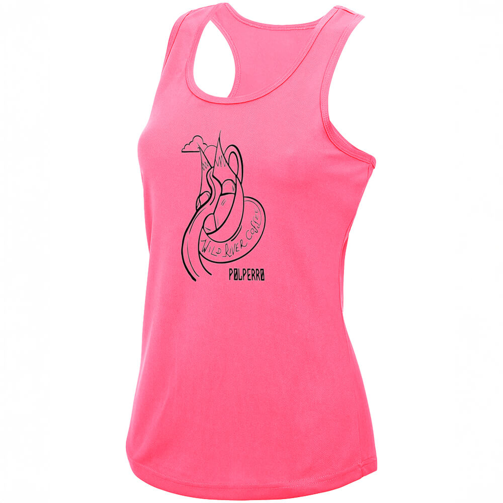 Ladies Cool Vest with Wild River Coffee House Logo JC015