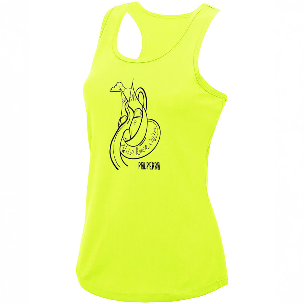 Ladies Cool Vest with Wild River Coffee House Logo JC015