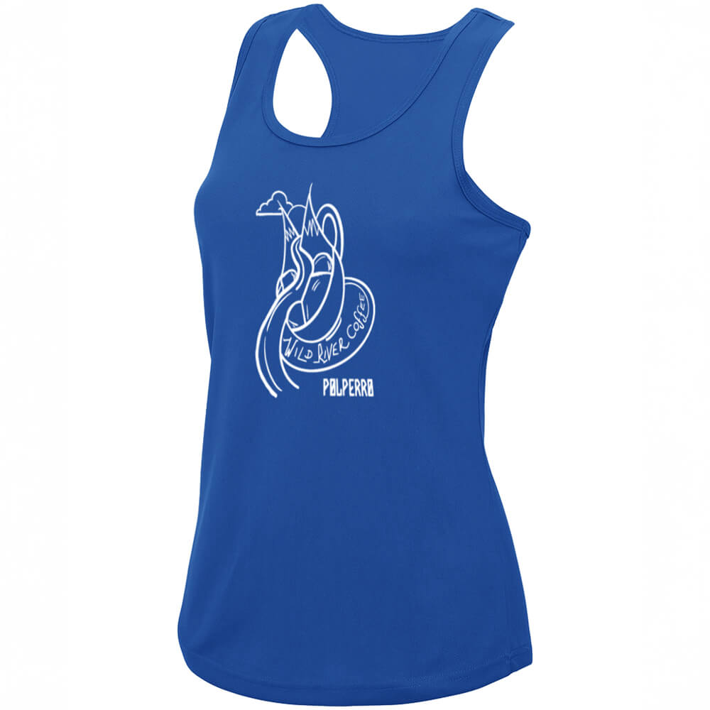 Ladies Cool Vest with Wild River Coffee House Logo JC015