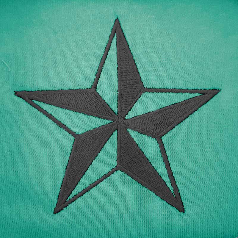 Nautical 5 Point Star Digital Embroidery Pattern