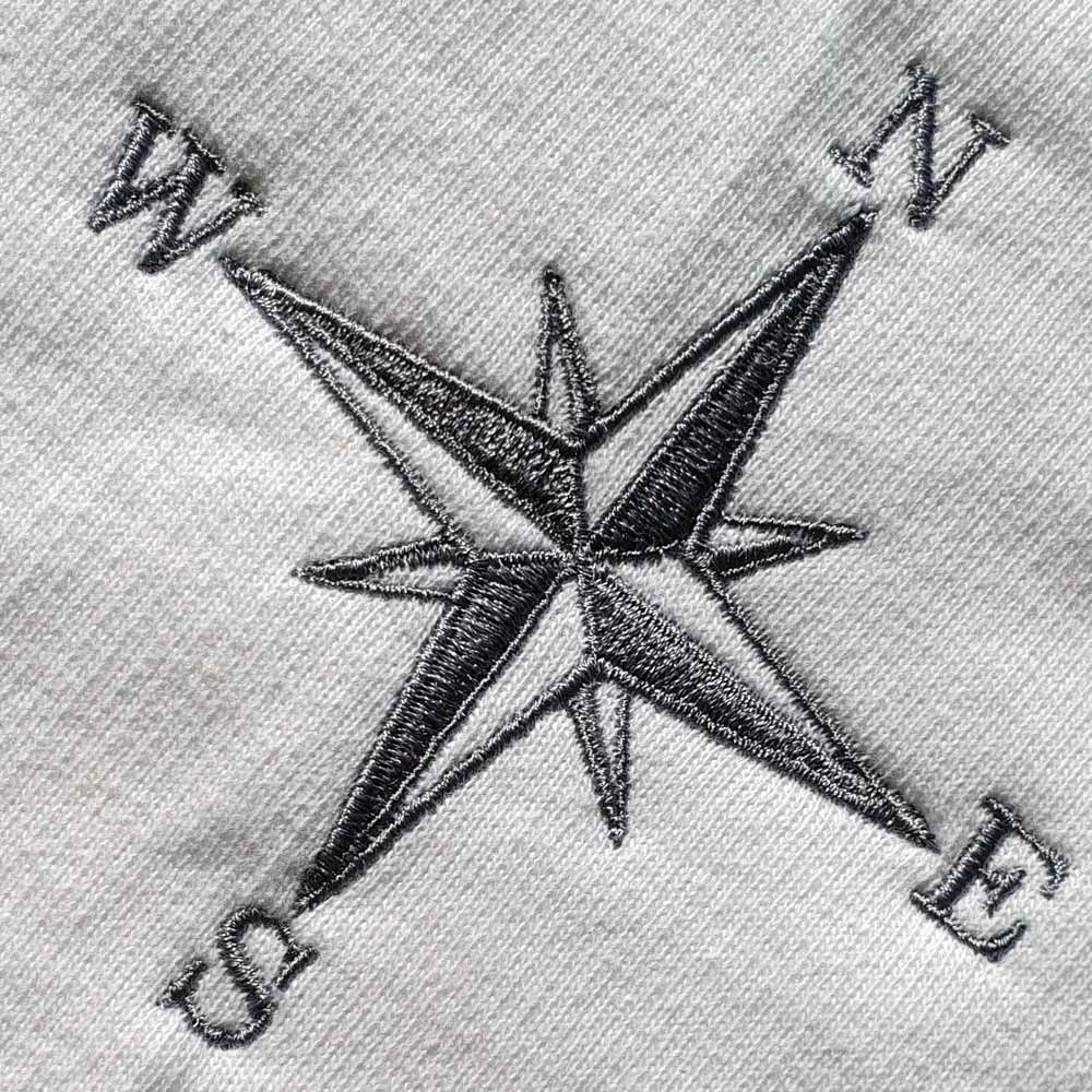 Nautical Compass Digital Machine Embroidery Pattern