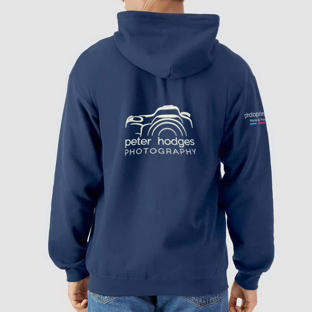 Peter Hodges Zip Up Hoodie Navy