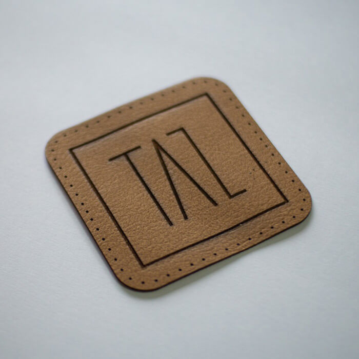 Faux Leather Laser Engraved Patch