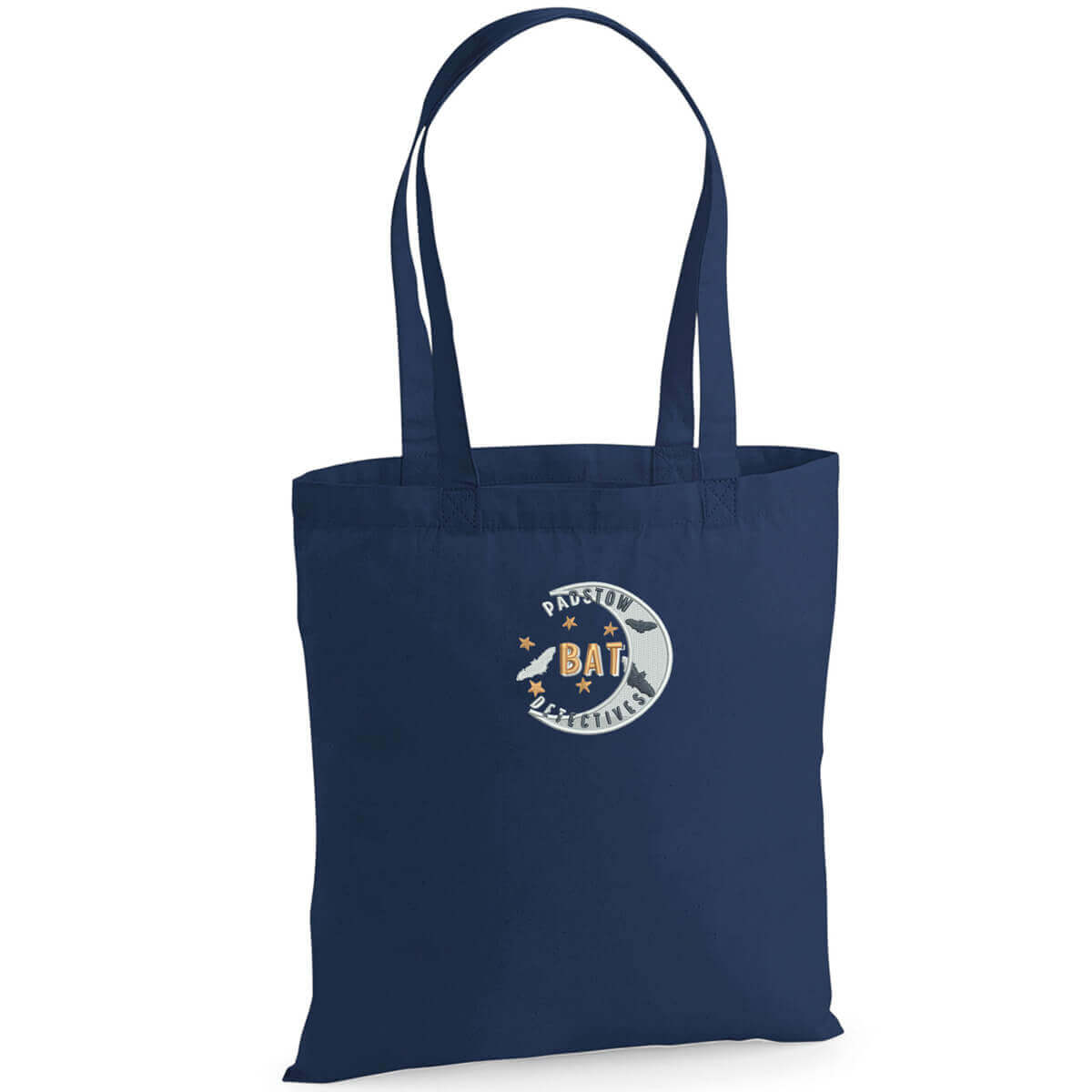 Padstow Bat Detectives Navy Tote Bag
