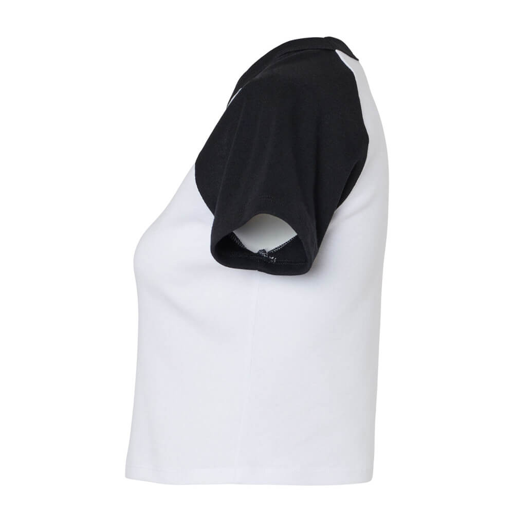 Smash Em Women's Micro Rib Raglan Baby Tee