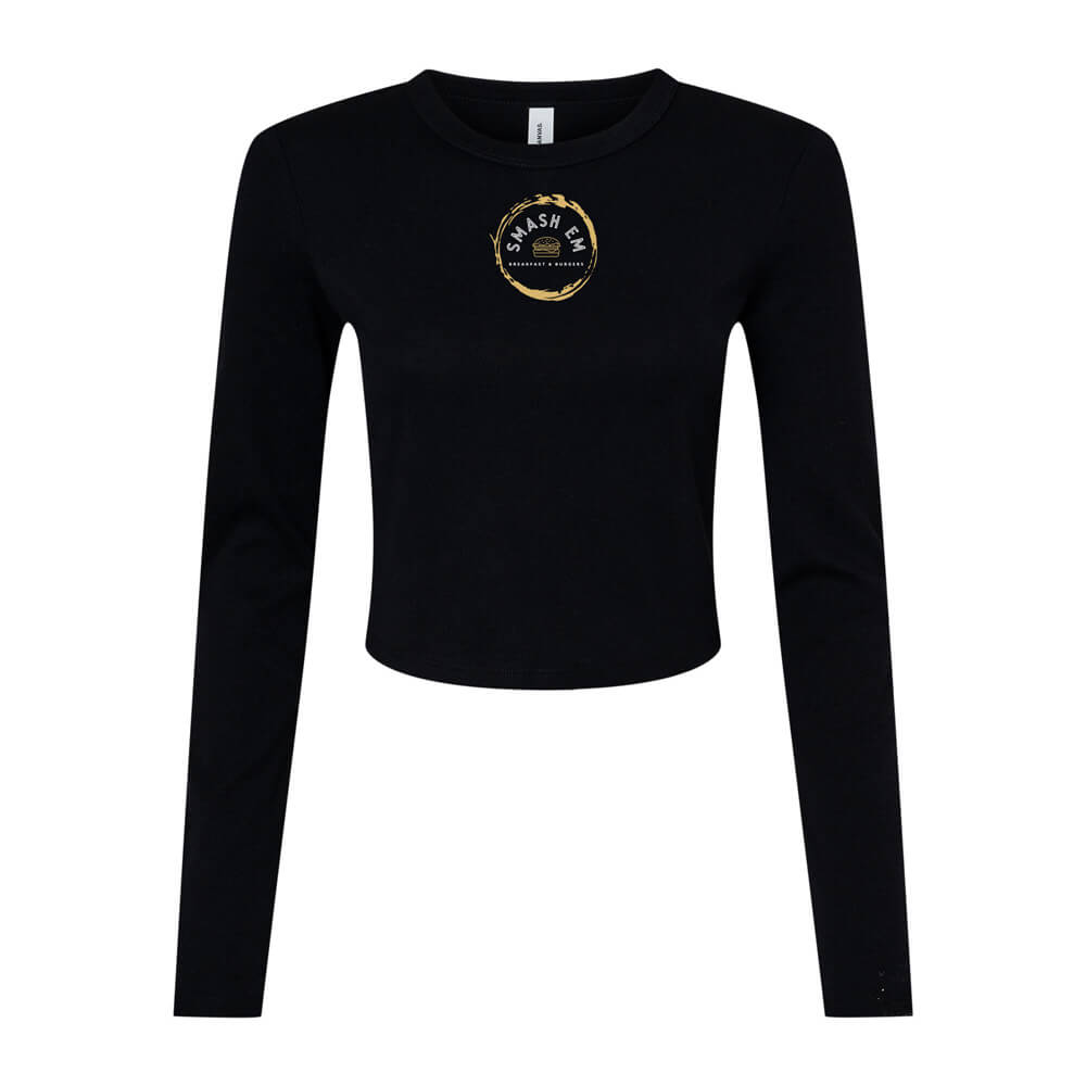 Smash Em Women's Micro Rib Long Sleeve Tee