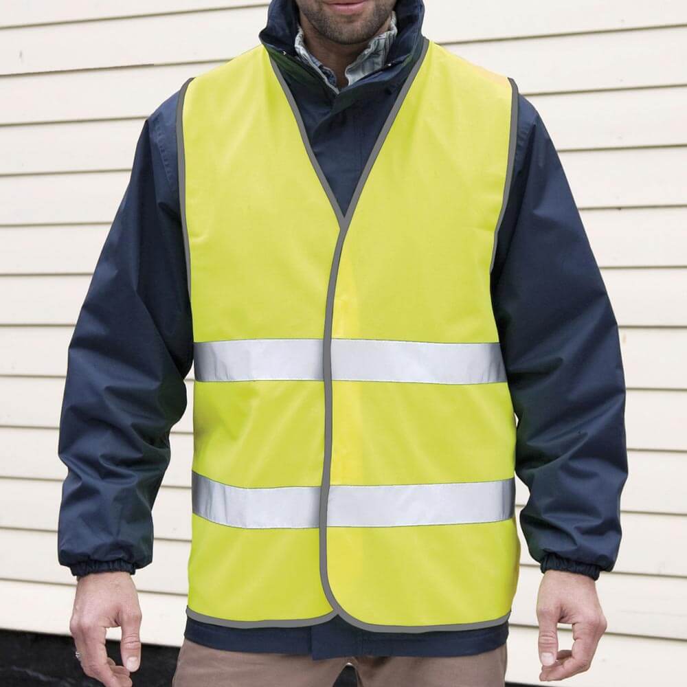 Hi-Viz Vest with Looe NYE Fireworks print