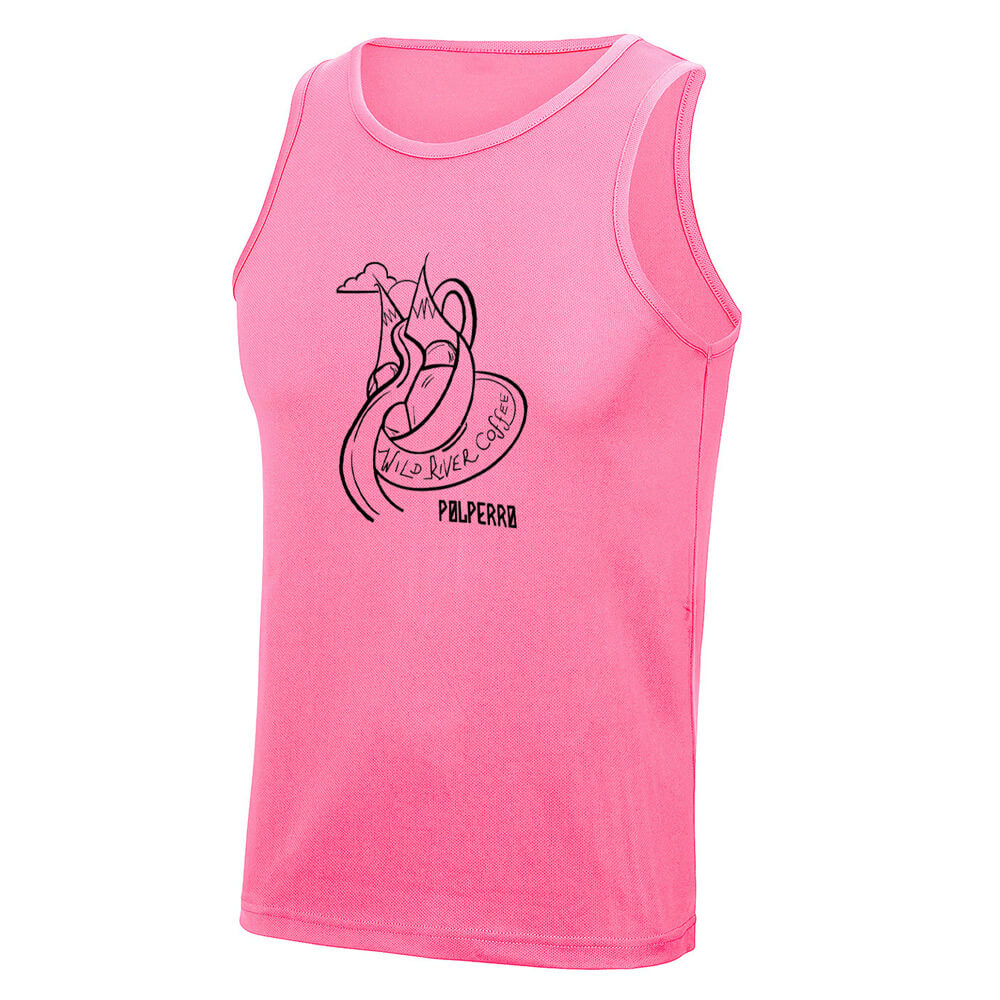 Cool Vest with Wild River Coffee House Logo JC007