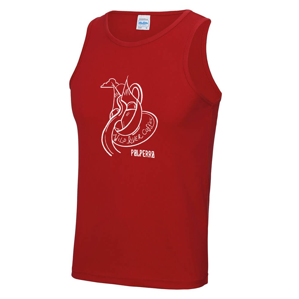 Cool Vest with Wild River Coffee House Logo JC007