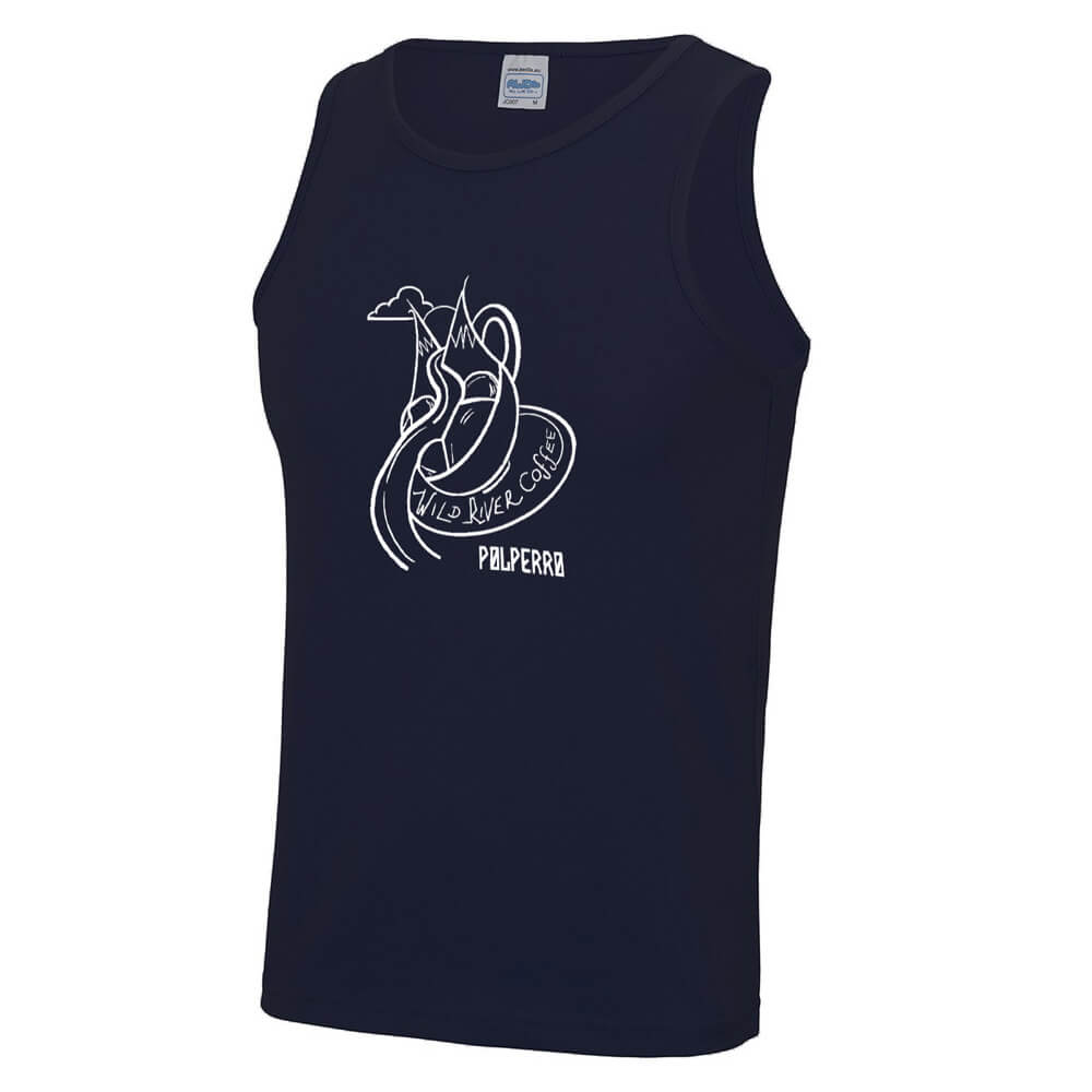 Cool Vest with Wild River Coffee House Logo JC007