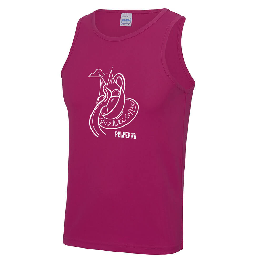 Cool Vest with Wild River Coffee House Logo JC007