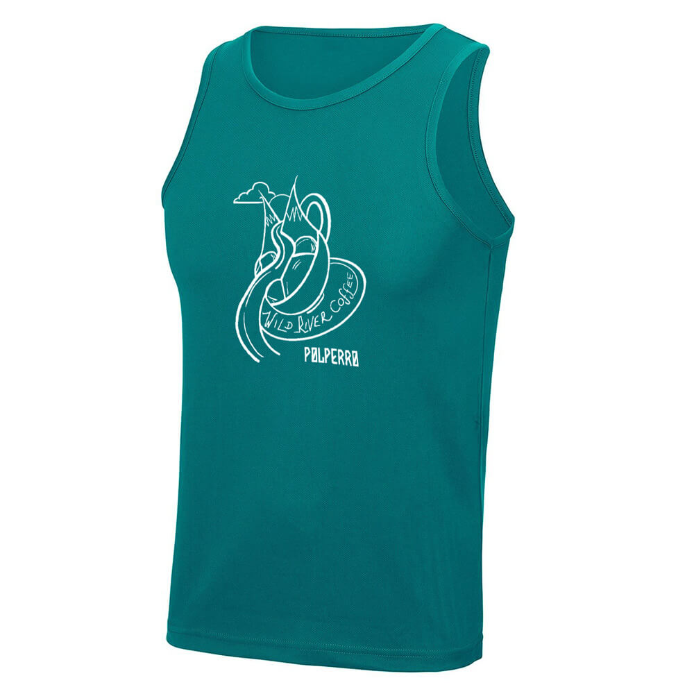 Cool Vest with Wild River Coffee House Logo JC007