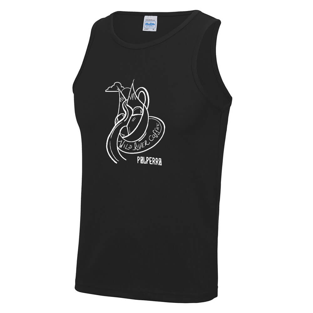 Cool Vest with Wild River Coffee House Logo JC007