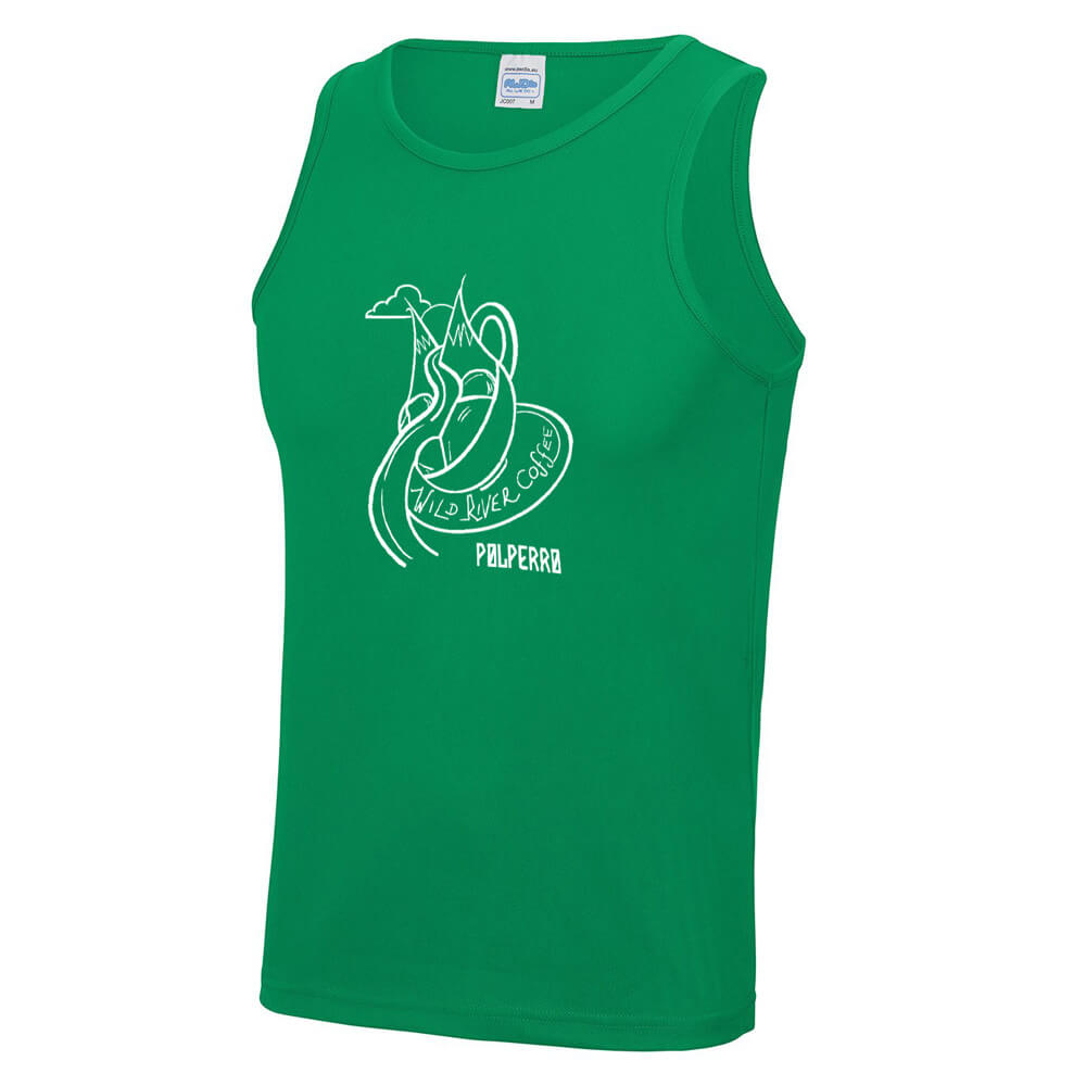 Cool Vest with Wild River Coffee House Logo JC007