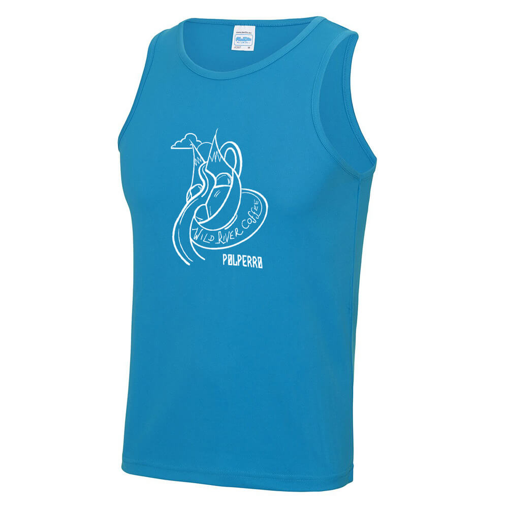 Cool Vest with Wild River Coffee House Logo JC007