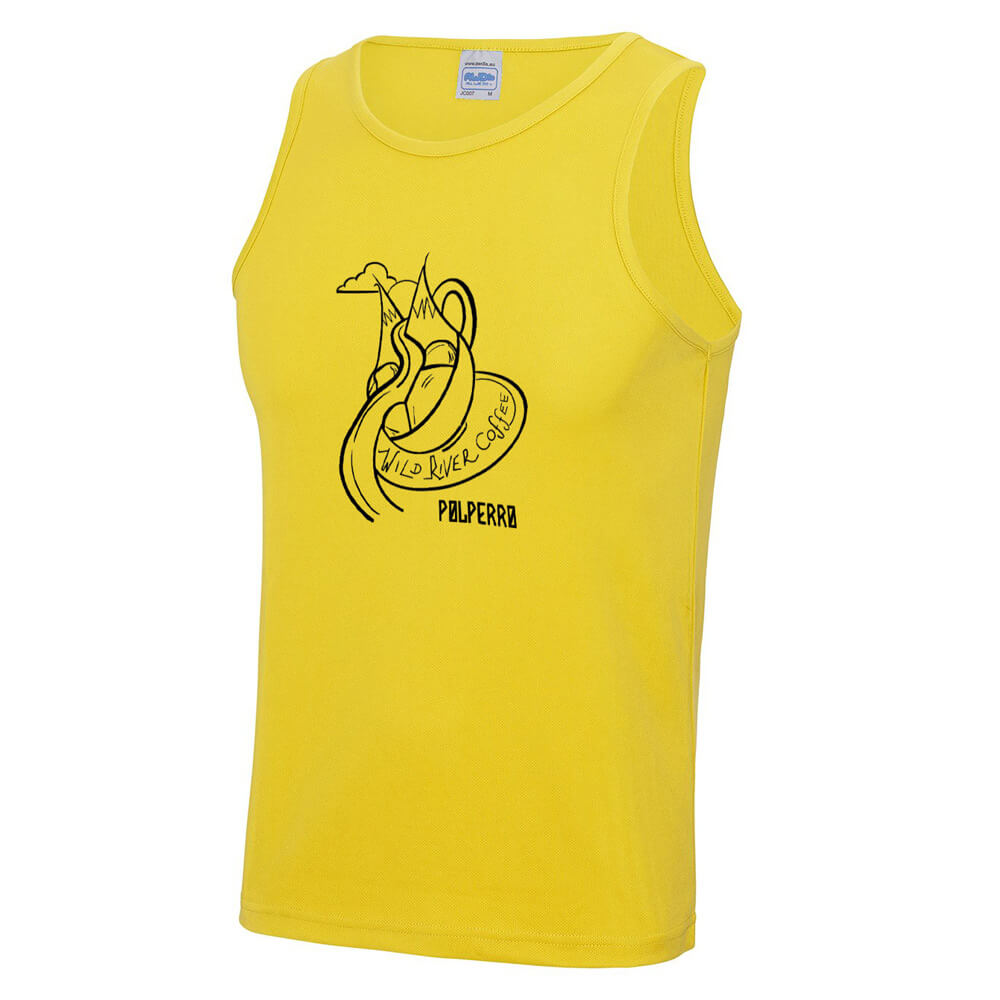 Cool Vest with Wild River Coffee House Logo JC007