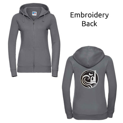 Cornwall Bat Group Womens Zip-Up Hoodie