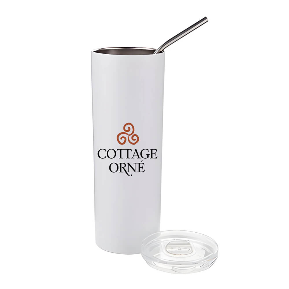 Cottage Orné Tumbler with Straw - 600ml